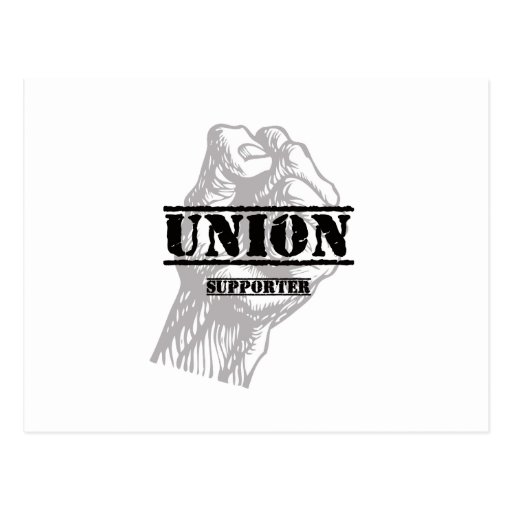 Union Thug Supporter Postcard