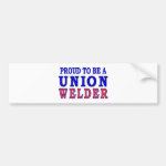 UNION WELDER BUMPER STICKERS UNION WELDER BUMPER STICKERS