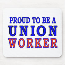 UNION WORKER mousepads