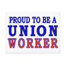 UNION WORKER postcards by ALMOUNT UNION WORKER postcards