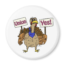 Union Yes - Talking Turkey Magnet