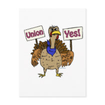 Union Yes - Talking Turkey Postcards