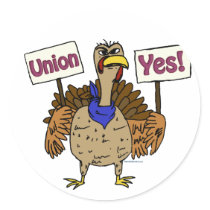 Union Yes - Talking Turkey Sticker