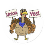 Union Yes - Talking Turkey Sticker