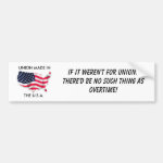 Unions Bumper Stickers Unions Bumper Stickers