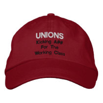 UNIONS embroidered hats by MishMoshTees UNIONS embroidered hats