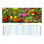 Unique 2013 Flower Calendar Poster posters