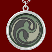 Unique Abstract Celtic Artwork Necklace necklaces