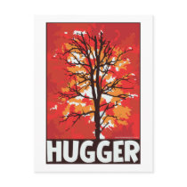 Unique Autumn Tree Hugger postcards by GreenNeighborHugger Unique Autumn Tree Hugger postcards