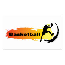 Unique Basketball Business Card