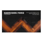 Unique Black Rustic Carpenter Business Card