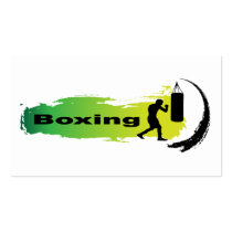 Unique Boxing Business Cards