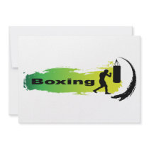 Unique Boxing Personalized Invitation