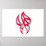 Unique butterfly - Love & Peace Poster