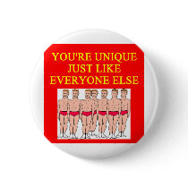 unique clone joke pinback button