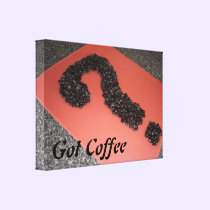 Unique Coffee Bean Art canvas prints