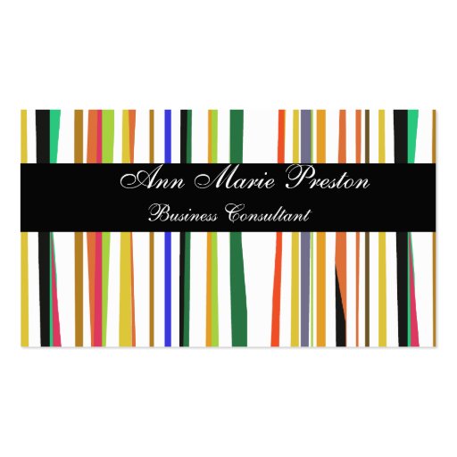 Unique Colorful Affordable Business Cards (front side)