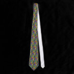 Unique Colorful Patterned Tie ties
