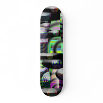 Unique colorful skateboard