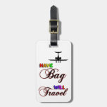 Unique Customizable Airplane Luggage Tag