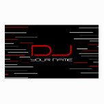 Unique DJ Business Card business cards