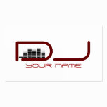 Unique DJ Business Card business cards