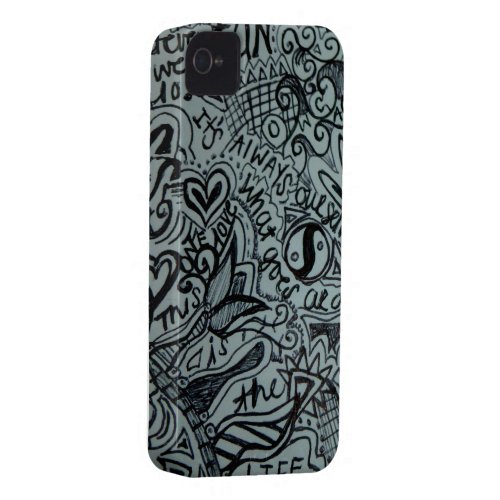unique doodled iphone case