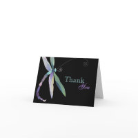 Unique Dragonfly Thank You Cards card