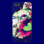 Unique dragonfly with heart abstract iphone case iphone cases