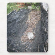 Unique Fire Log Mousepad