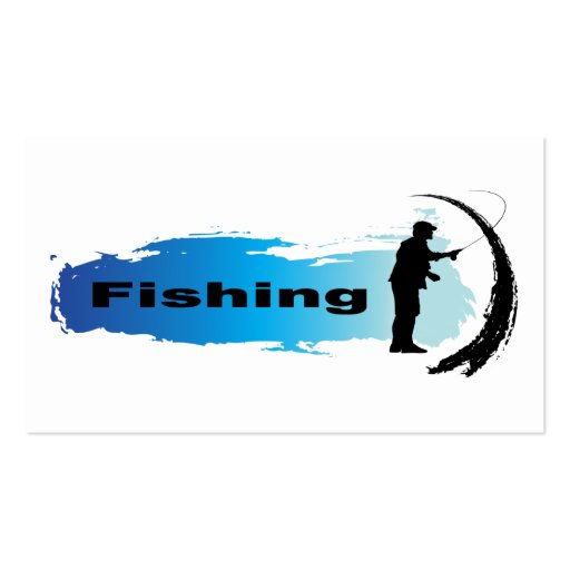 Unique Fishing Business Card (front side)
