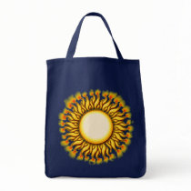 Unique Flaming Tribal Sun Design Bag