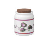 Unique Floral Candy Jar