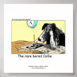 Unique Funny Border Collie Poster posters