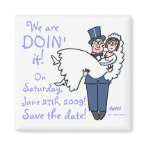 Unique Funny Save The Date Magnet