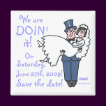 Unique Funny Save The Date Magnet