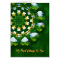 Unique gift - My heart... - Card template