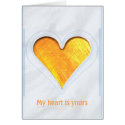 Unique gift - My heart is yours - Card Template by power_of_love Unique gift - My heart is yours - Card Template