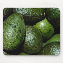 Unique Green avocado Mouse Pads