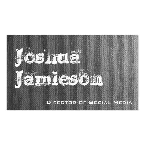 Unique Grey Modern Professional Business Cards (front side)