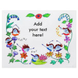 Unique Hand-Drawn Special Message Frame! flyers