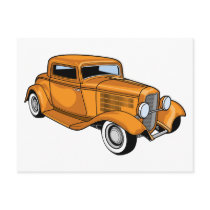 Unique Hot Rod postcards