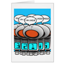 Unique in a crowd cards