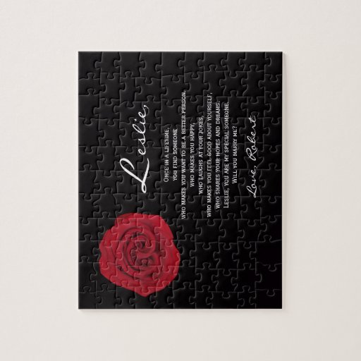 Unique Marriage Proposal Will You Marry Me Puzzle Zazzle