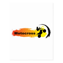 Unique Motocross Post Card