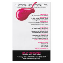 Unique Nails Salon Flyer