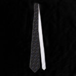 Unique pattern on Black Tie ties