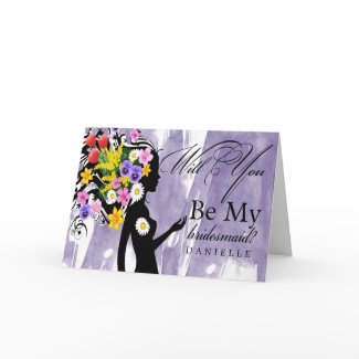 Unique Personalized Will You Be My Bridesmaid Card