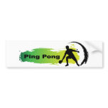 Unique Ping Pong Bumper Stickers