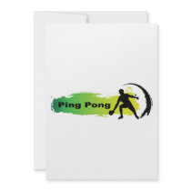 Unique Ping Pong Personalized Invitations